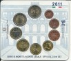 Italy 2011 official euro coin set with 2 euro commemorative coin (2)